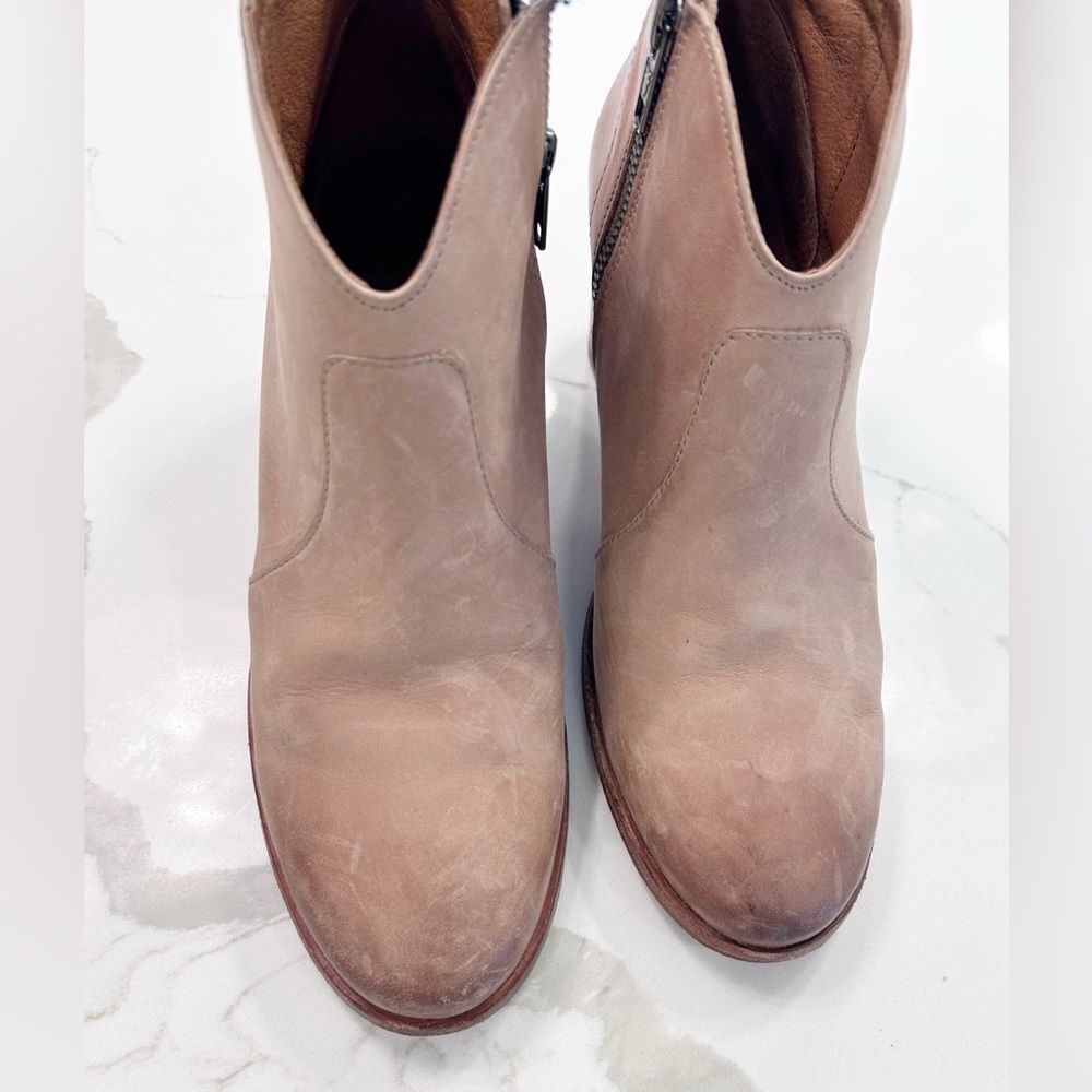Frye Nora Leather Heeled Booties - Picture 6 of 10